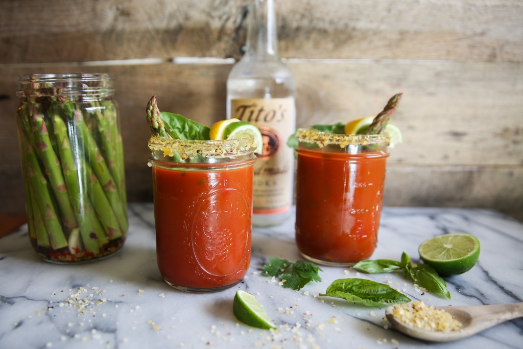 Bloody Mary with Pickled Asparagus Recipe
