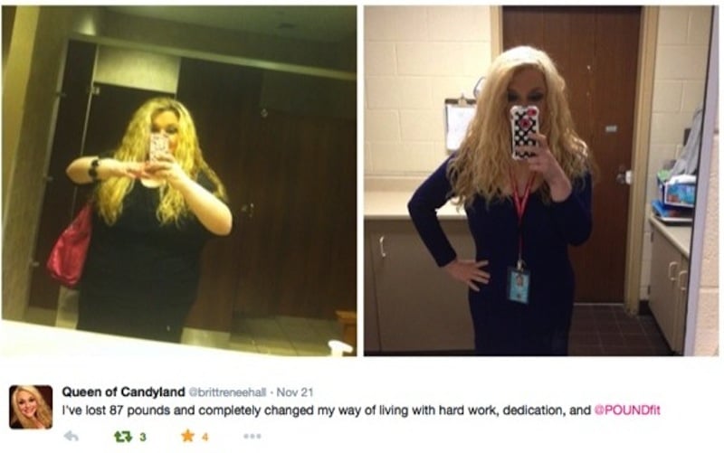 Check out Brittany's Transformation with POUND!